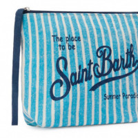 Neceser Aline Linen Stripes  SAINT BARTH
