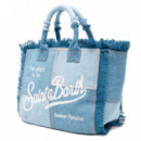 Bolso Colette Denim Patchwork  SAINT BARTH