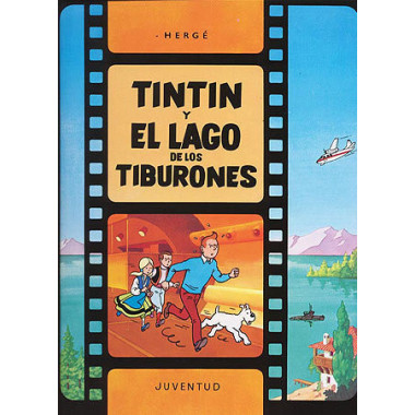 Tint�n y el lago de los tiburones (carton�)