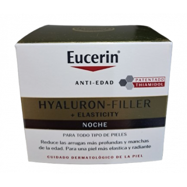 EUCERIN HYALURON FILLER+ ELASTICITY CREMA DE NOCHE 1 ENVASE 50 ML
