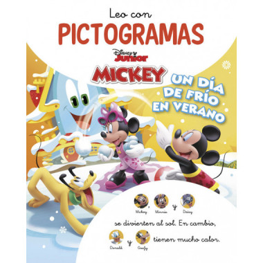 MICKEY MOUSE FUNHOUSE. LEO CON PICTOGRAMAS. UN DIA DE FRIO EN VERANO