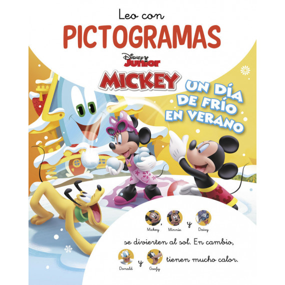 Mickey Mouse Funhouse. Leo con Pictogramas. un Dia de Frio en Verano