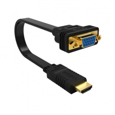 ADAPTADOR CONVERSOR EWENT DE DIGITAL A ANALOGICO HDMI-M A VGA-H