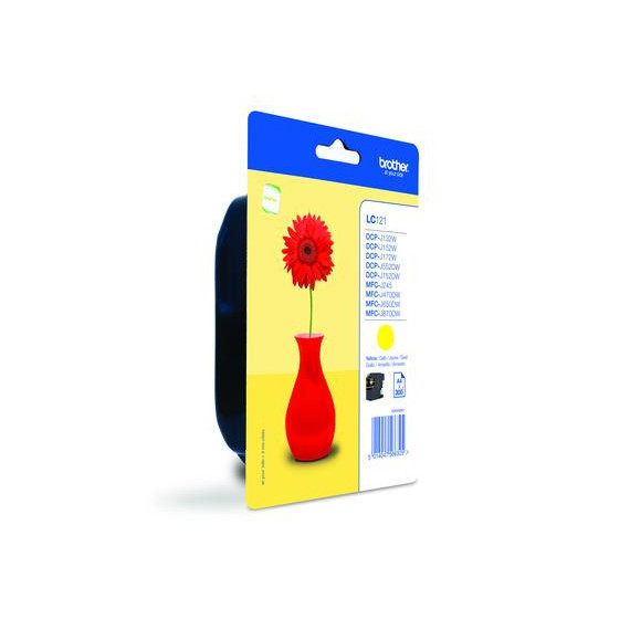 BROTHER Cartucho Tinta LC-121Y Amarillo