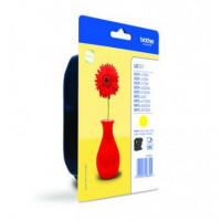 BROTHER Cartucho Tinta LC-121Y Amarillo