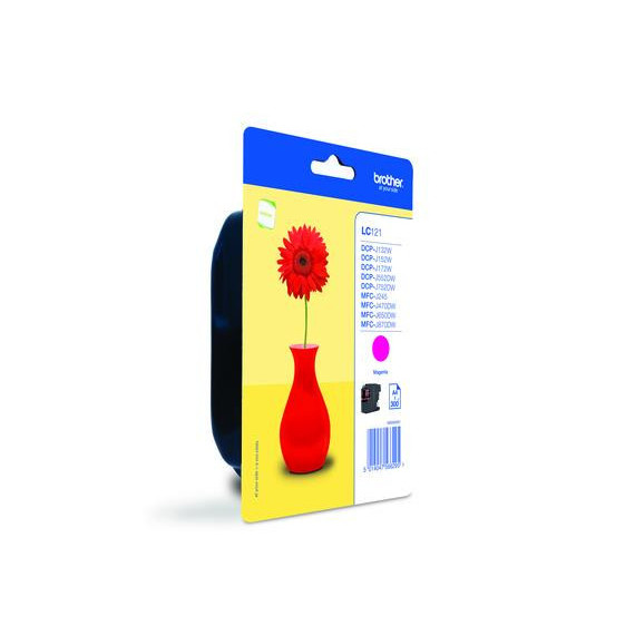 BROTHER Cartucho Tinta LC-121M  Magenta