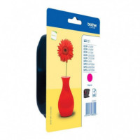 BROTHER Cartucho Tinta LC-121M  Magenta