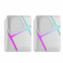 MARS GAMING Altavoces Ms-h Blanco 10W/ 2.0
