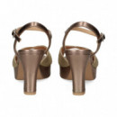 SANDALIA PASAMANERIA BRONCE