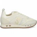 EA7 ORO DEPORTIVO MALLA BLANCO