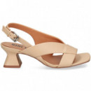 SANDALIA CERRADA 1 LADO PIEL BEIGE