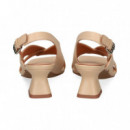 SANDALIA CERRADA 1 LADO PIEL BEIGE