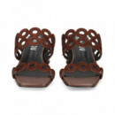 PALA 2 TIRAS CIRCULOS ANTE MARRON