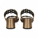 PALA 2 TIRAS CIRCULOS BRONCE