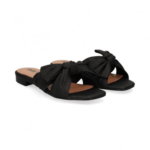 PALA NUDO RAFIA NEGRO