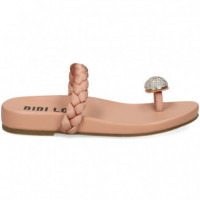 Esclava Trenza+anillo Rosa  BIBI LOU