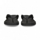 FLIP FLOP PIEL NEGRO