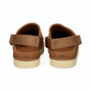 ZUECO TIRA ATRAS SERRAJE CUERO