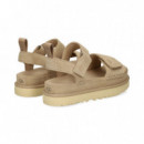 SANDALIA VELROS SERRAJE BEIGE