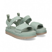 Sandalia Velcros Serraje Verde  UGG