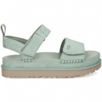 Sandalia Velcros Serraje Verde  UGG