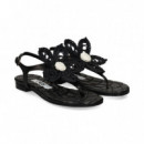 ESCLAVA FLOR GANCHILLO PIEL NEGRO