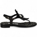 ESCLAVA FLOR GANCHILLO PIEL NEGRO