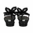 ESCLAVA FLOR GANCHILLO PIEL NEGRO