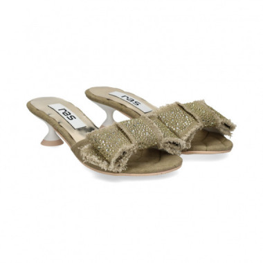 PALA CON LAZO+STRAS JEANS KAKI