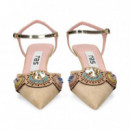 SIN TALON CON PIEDRAS ANTE BEIGE