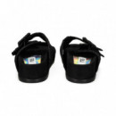 PALA 2 HEBILLAS RAFIA NEGRO