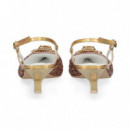 SIN TALON APLIQUE RAFIA PLATINO