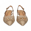 SIN TALON APLIQUE RAFIA BEIGE