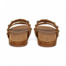 Pala 2 Tiras Tachas ante Cuero  LODI