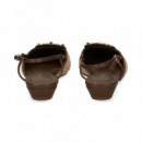 SIN TALON APLIQUE RAFIA BEIGE