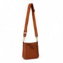 Bandolera Pebbled Leather Small Cameryn  RALPH LAUREN BAGS