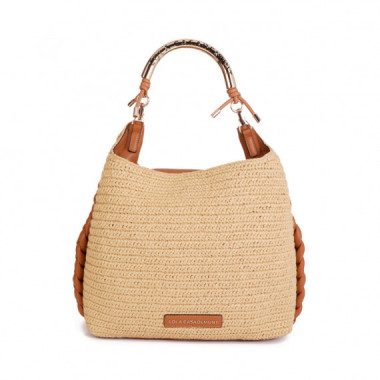 Bolso shopper 1981 efecto rafia
