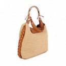 Bolso Shopper 1981 Efecto Rafia  LOLA CASADEMUNT