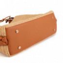 Bolso Shopper 1981 Efecto Rafia  LOLA CASADEMUNT