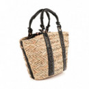 Bolso Mini Capazo Asa Logo Troquelado  LOLA CASADEMUNT