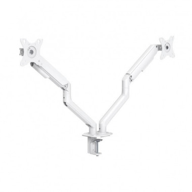 SOPORTE DE MESA TV/MONITOR TOOQ 17-32 2 BRAZOS WHI