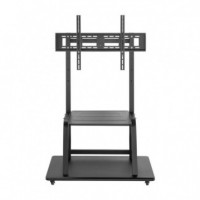 SOPORTE TV MONITOR AISENS SUELO CON RUEDAS 37-100