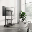 SOPORTE TV MONITOR AISENS SUELO CON RUEDAS 37-100