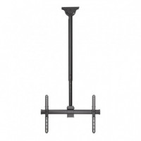 SOPORTE TV MONITOR AISENS TECHO GIRATORIO BLACK