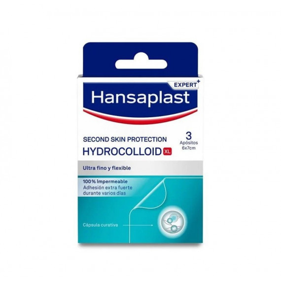 Hansaplast Second Skin Protection 3 Parches 7 Cm X 6 Cm  BDF