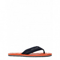 TOMMY HILFIGER - Hilfiger Flw Print Beach Sandal - DW5 - F|FM0FM05507/DW5