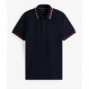 TOMMY HILFIGER - Cuff Interest Slim Fit Polo - DW5 - F|MW0MW40308/DW5