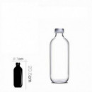 Botella de Cristal Paşabahçe Iconic 0.5 Litros con Tapón de Rosca  PASABAHCE