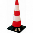 Cono de Señalización Lastrado MADER 50CM PVC