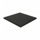 Baldosa de Caucho Antitrauma Artplast 400x400x25mm Negra